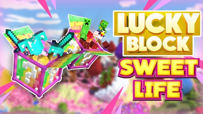 Lucky Block Sweet Life on the Minecraft Marketplace by 4KS Studios Lucky Block Sweet Life on the Minecraft Marketplace by 4KS Studios