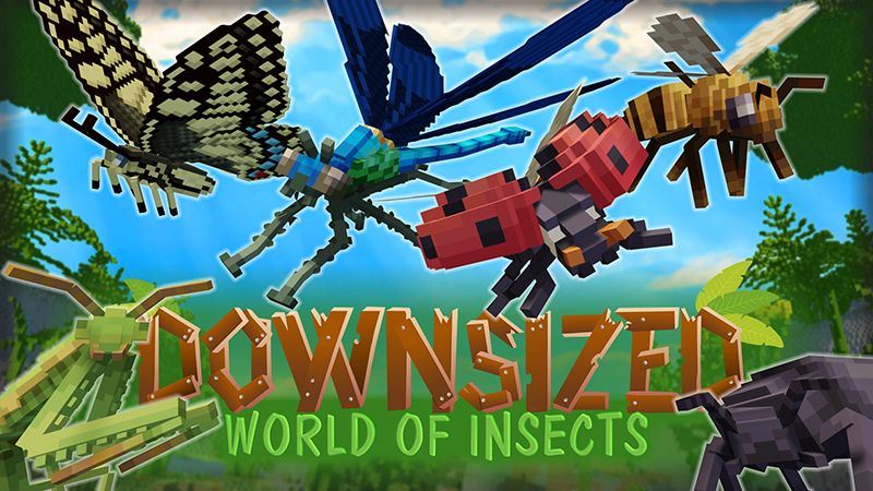 Downsized World of Insects on the Minecraft Marketplace by Odd Block Downsized World of Insects on the Minecraft Marketplace by Odd Block