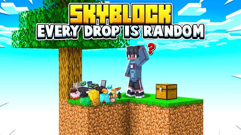 Skyblock every drop is random