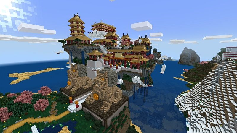 Chinese Mythology Mash-up by Minecraft