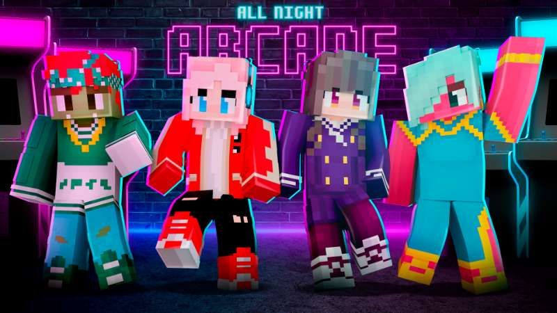 All Night Arcade on the Minecraft Marketplace by 555Comic All Night Arcade on the Minecraft Marketplace by 555Comic