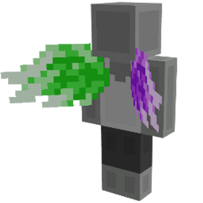 Green  Purple Wings on the Minecraft Marketplace by Panascais