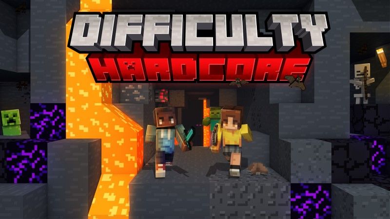 Difficulty Hardcore on the Minecraft Marketplace by Shapescape Difficulty Hardcore on the Minecraft Marketplace by Shapescape