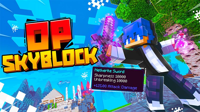 OP Skyblock on the Minecraft Marketplace by Odyssey Builds OP Skyblock on the Minecraft Marketplace by Odyssey Builds