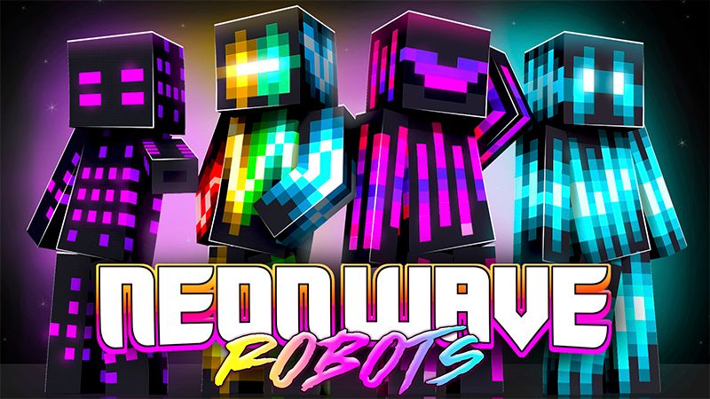 Neon Wave Robots