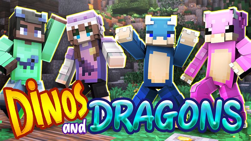 Dinos and Dragons on the Minecraft Marketplace by The Lucky Petals