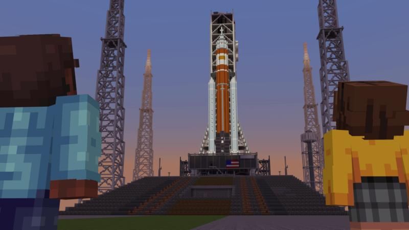 Artemis: Rocket Build by Minecraft