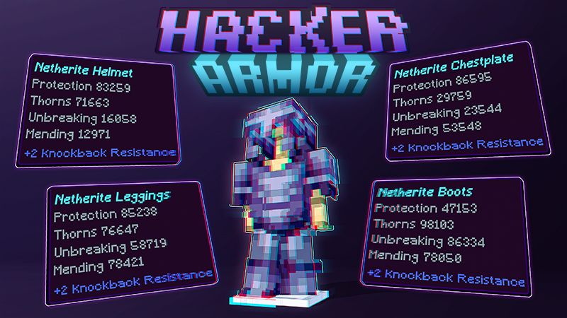 Hacker Armor by Duh (Minecraft Marketplace Map) - Minecraft