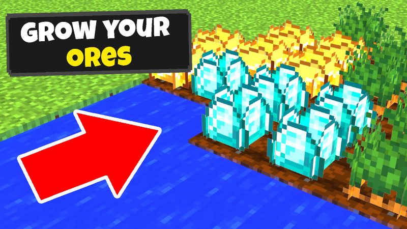 Grow Your Ores on the Minecraft Marketplace by BLOCKLAB Studios Grow Your Ores on the Minecraft Marketplace by BLOCKLAB Studios
