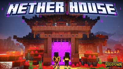 Nether House on the Minecraft Marketplace by Dig Down Studios