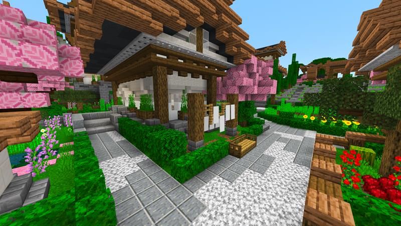 Simple Spawns: Blossom Village by Razzleberries