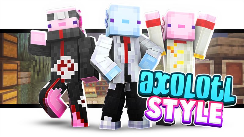 Axolotl Style on the Minecraft Marketplace by The Lucky Petals Axolotl Style on the Minecraft Marketplace by The Lucky Petals