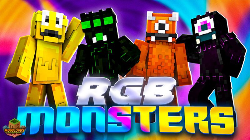 RGB Monsters on the Minecraft Marketplace by MobBlocks