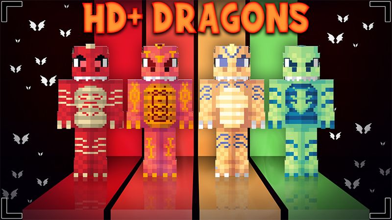 HD Dragons on the Minecraft Marketplace by Glowfischdesigns