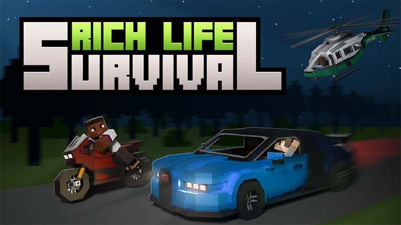 Rich Life Survival on the Minecraft Marketplace by Mine-North