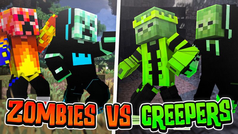 Zombies VS Creepers on the Minecraft Marketplace by Team Visionary Zombies VS Creepers on the Minecraft Marketplace by Team Visionary