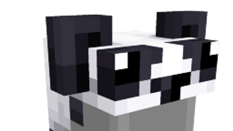 Panda Plush Hood on the Minecraft Marketplace by CrackedCubes