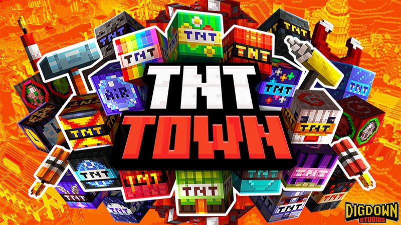 TNT Town on the Minecraft Marketplace by Dig Down Studios TNT Town on the Minecraft Marketplace by Dig Down Studios