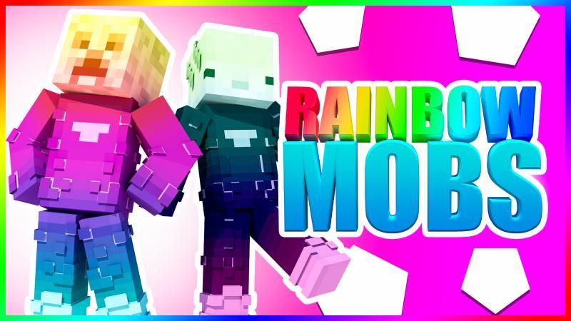 Rainbow Mobs on the Minecraft Marketplace by Waypoint Studios