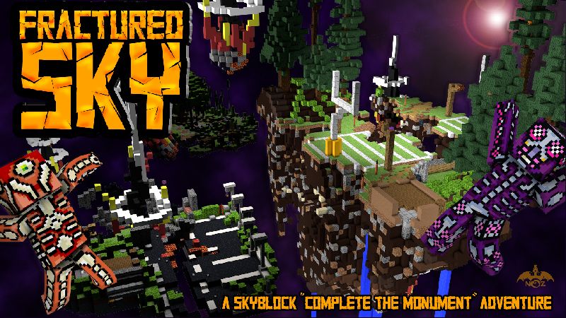 Fractured Sky on the Minecraft Marketplace by Dragnoz