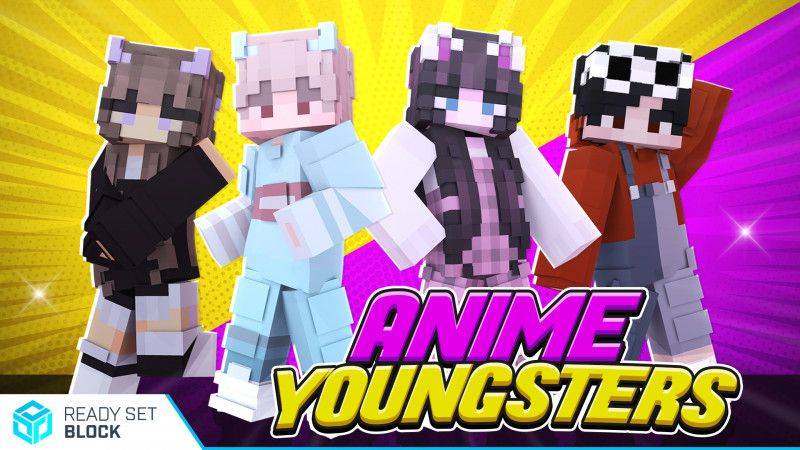 Anime Youngsters by Ready, Set, Block! (Minecraft Skin Pack ...