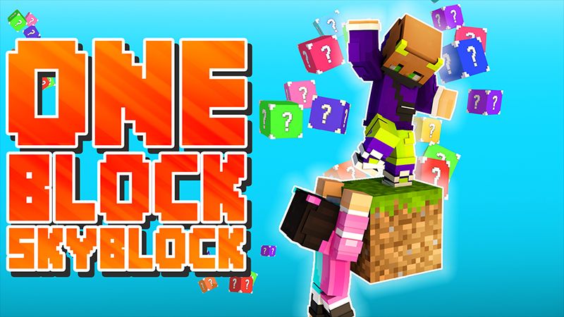 One Block Skyblock on the Minecraft Marketplace by AquaStudio One Block Skyblock on the Minecraft Marketplace by AquaStudio