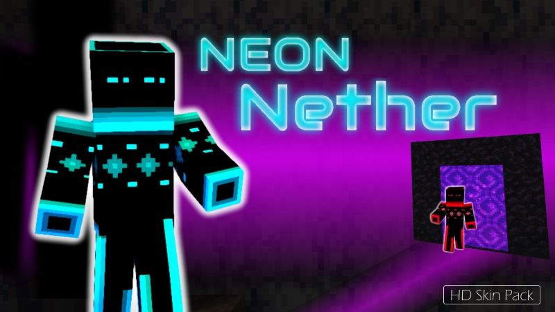 Neon Nether on the Minecraft Marketplace by Arrow Art Games Neon Nether on the Minecraft Marketplace by Arrow Art Games