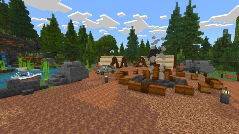 Rustic Log Mansion 2 by CrackedCubes