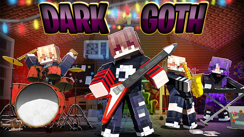 Dark Goth on the Minecraft Marketplace by The Lucky Petals