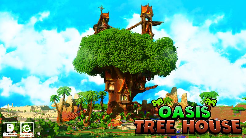 Oasis Tree House on the Minecraft Marketplace by Gearblocks Oasis Tree House on the Minecraft Marketplace by Gearblocks