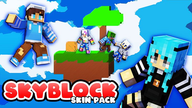 SkyBlock Skin Pack on the Minecraft Marketplace by The Lucky Petals