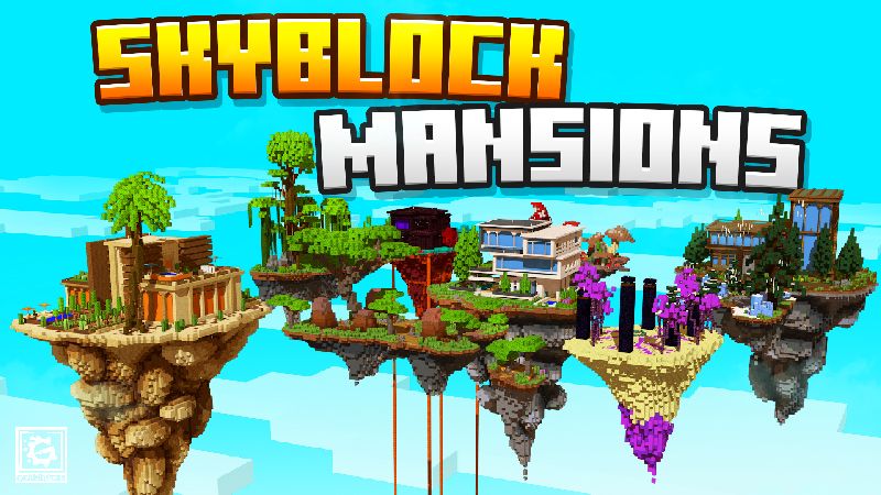 Skyblock Mansions on the Minecraft Marketplace by Gearblocks Skyblock Mansions on the Minecraft Marketplace by Gearblocks