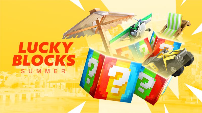 Lucky Blocks Summer on the Minecraft Marketplace by Spark Universe