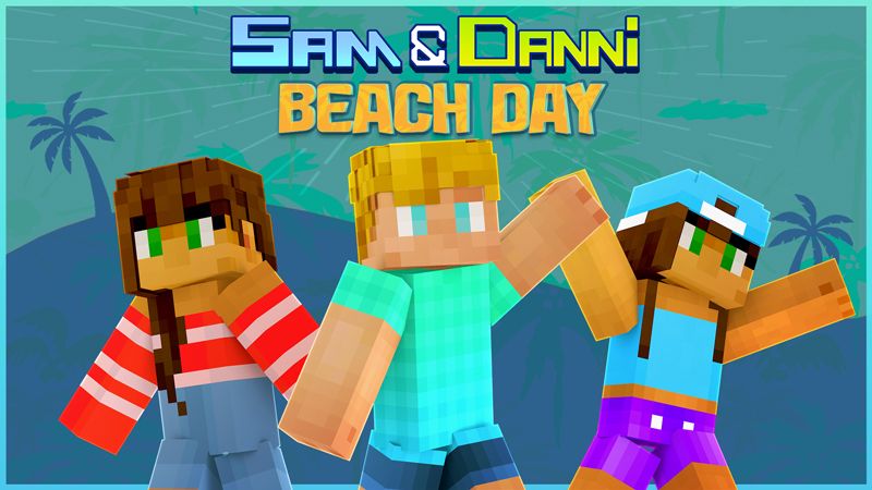 Sam  Danni Beach Day on the Minecraft Marketplace by Blockception