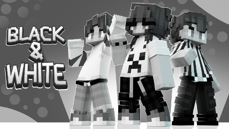 BLACK AND WHITE on the Minecraft Marketplace by Teplight BLACK AND WHITE on the Minecraft Marketplace by Teplight