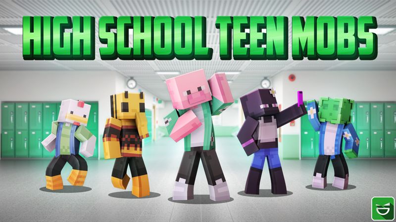 High School Teen Mobs on the Minecraft Marketplace by Giggle Block Studios High School Teen Mobs on the Minecraft Marketplace by Giggle Block Studios