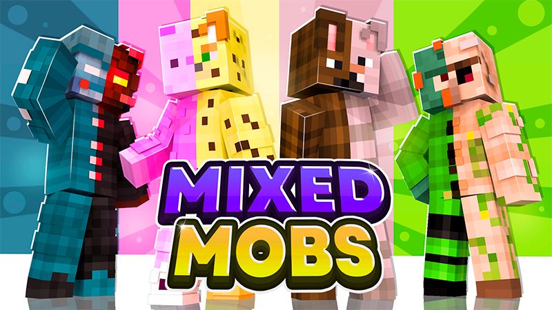 Mixed Mobs on the Minecraft Marketplace by AquaStudio Mixed Mobs on the Minecraft Marketplace by AquaStudio