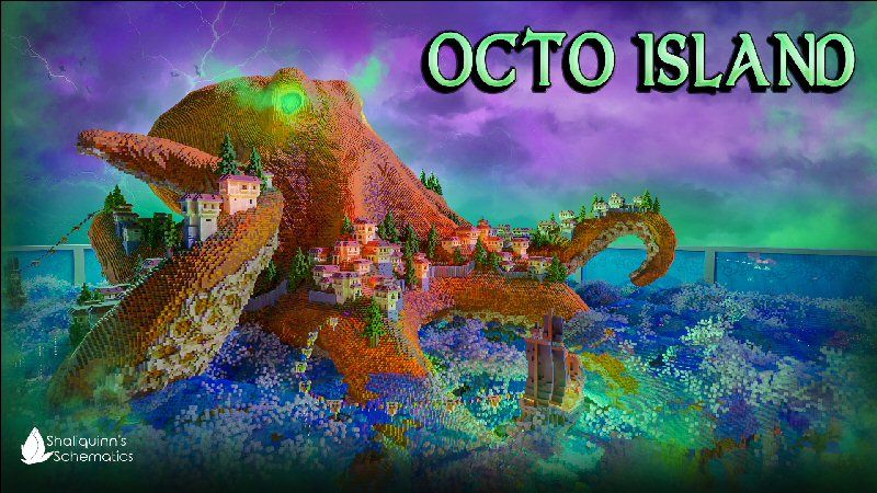 Octo Island on the Minecraft Marketplace by Shaliquinn's Schematics