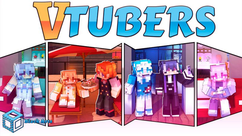 VTubers on the Minecraft Marketplace by Black Arts Studios