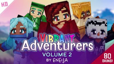 Vibrant Adventurers Volume 2 on the Minecraft Marketplace by Eneija