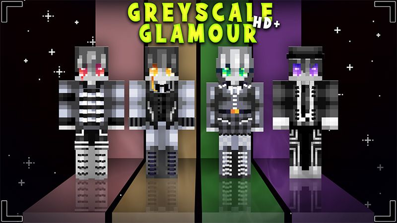 HD Grazyscale Glamour on the Minecraft Marketplace by Glowfischdesigns
