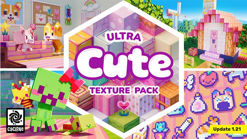 Ultra Cute Texture Pack on the Minecraft Marketplace by Cyclone