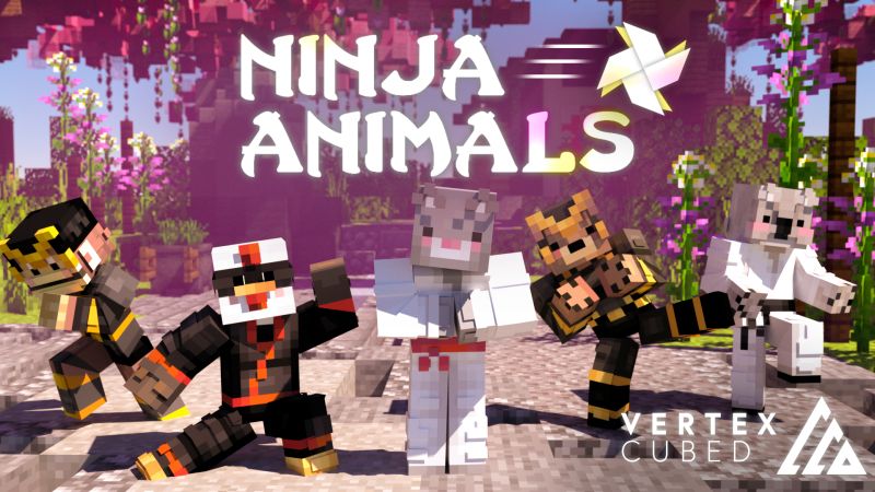 Ninja Animals on the Minecraft Marketplace by Vertexcubed Ninja Animals on the Minecraft Marketplace by Vertexcubed