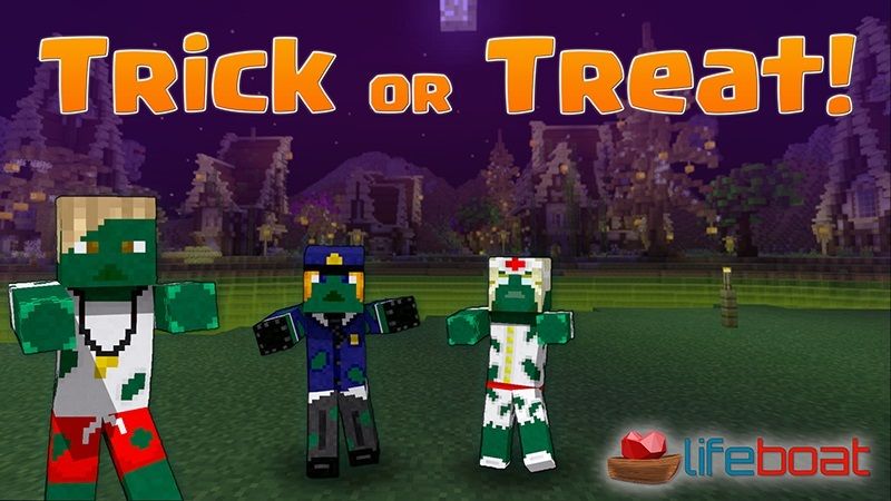 Trick Or Treat By Lifeboat Minecraft Marketplace Map Minecraft Marketplace