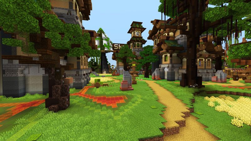 Jungle Village by ThunderAy