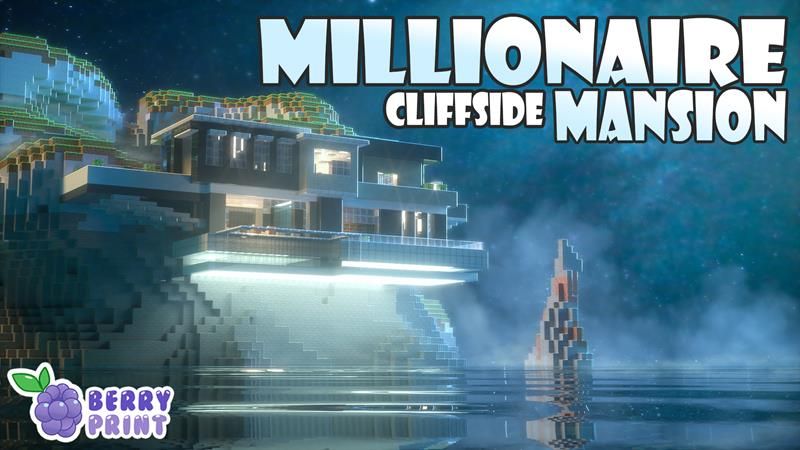 Millionaire Cliffside Mansion on the Minecraft Marketplace by Razzleberries
