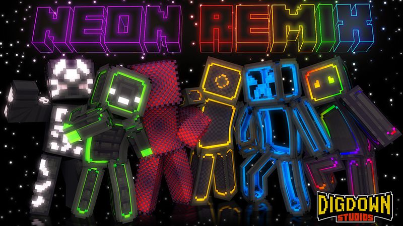 Neon Remix on the Minecraft Marketplace by Dig Down Studios
