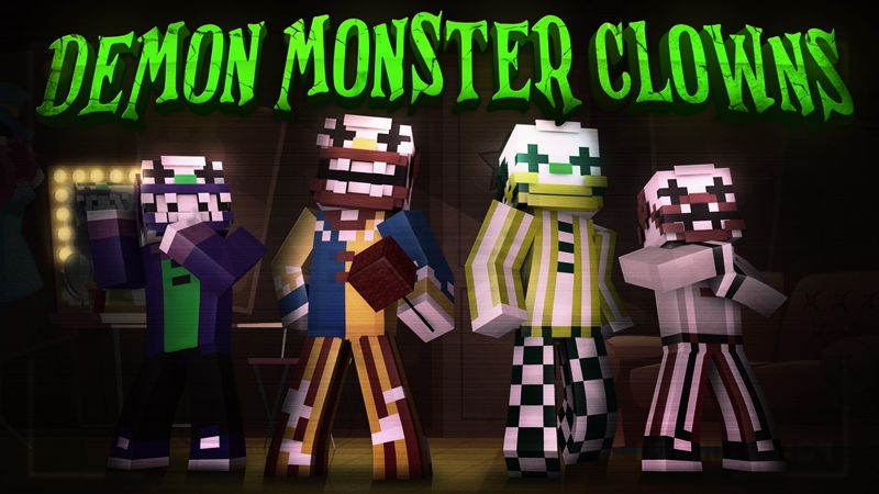 Demon Monster Clowns on the Minecraft Marketplace by Giggle Block Studios Demon Monster Clowns on the Minecraft Marketplace by Giggle Block Studios