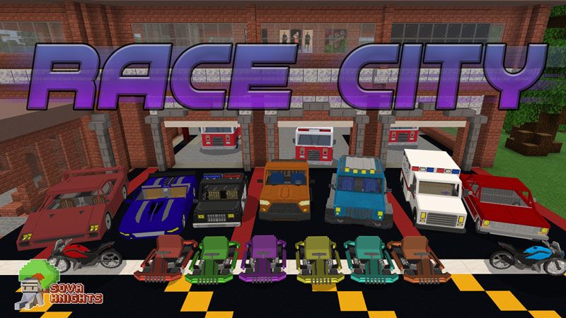 Race City on the Minecraft Marketplace by Sova Knights Race City on the Minecraft Marketplace by Sova Knights