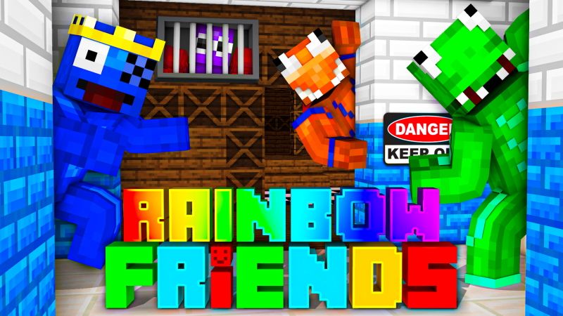 BLUE CREATES NEW RAINBOW FRIENDS! (Minecraft) 